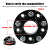 Jeep 4pcs 1" Hub Centric Wheel Spacers Adapters