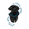 Saab 9-3 Battery Cover Clip Rivets (2003-2012)