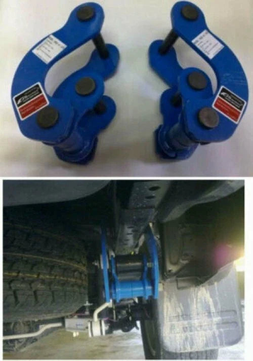 Isuzu D-Max 2 x Extended 2" Rear Comfort Shackles (2012-2020)