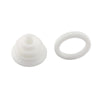 BMW K 1300 GT / R / S 2 x White Rear Wheel Balancer Adapters (2009-2016)