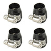 Universal 4pcs Aluminum Alloy 4AN Hex Hose Fittings