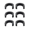 Harley 6 x Luggage Rack Backrest Side Plate Mounting Brackets