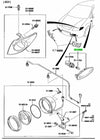 RX-7 Mazda Front Fender Side Turn Signal Lamp Clear Lens Set (1992–2002)