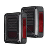 Jeep Wrangler JK Smoked LED Tail Light Lamps (2007-2017)