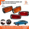 Nissan Datsun 510 120Y B210 240Z 4 x Side Marker Lamp Light Red Amber (68-81)