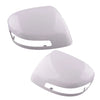 Honda Civic 2 x White Exterior Mirror Cap Covers (2012-2015)