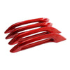 Tesla Model 3 Y 4Pcs Red Door Handle Covers (2017-2023)
