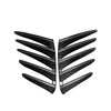 Lexus RC 2015-2018 Real Carbon Fiber Rear Bumper Side Canards Cover Trim