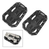 Triumph Scrambler Tiger Enlarged Foot Pegs 2 x Black (2016-2023)