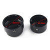Harley XG 2015-Later, XL & Dyna 2008-Later Black Rear Axle Nut Cover Caps