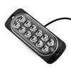 Truck Car / Van / Bus / Cab 2 x Rear Red Fog 12Led Lamp Lights 12V To 24V