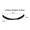 BMW 3 Series E90 E91 Gloss Black Front Spoiler Lip (2009-2012)