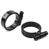 Harley XL Ironhead Sportster Black Exhaust Port Clamps (1957-1985)