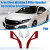 Honda Civic Red Front Door A Pillar Speaker Trim Cover (2022-2023)