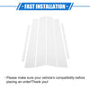 Honda Accord Sedan (2008-2012) Black 6 x Pillar Post Trim Covers