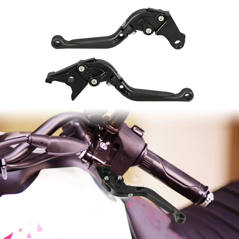 Honda 250 (2017-2021) Black Folding Brake Clutch Levers