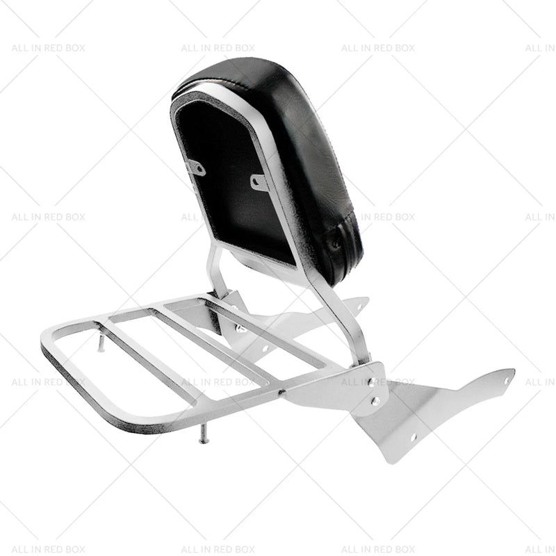 Yamaha Vstar 650 400 Chrome Backrest Sissy Bar Luggage Rack (98-18)