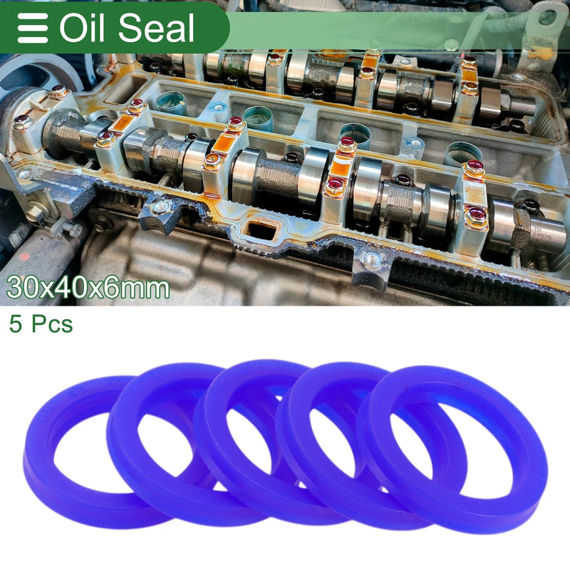 Make Model Oil Seal 5 x 30x40x6mm TPU Rotary Shaft Seal