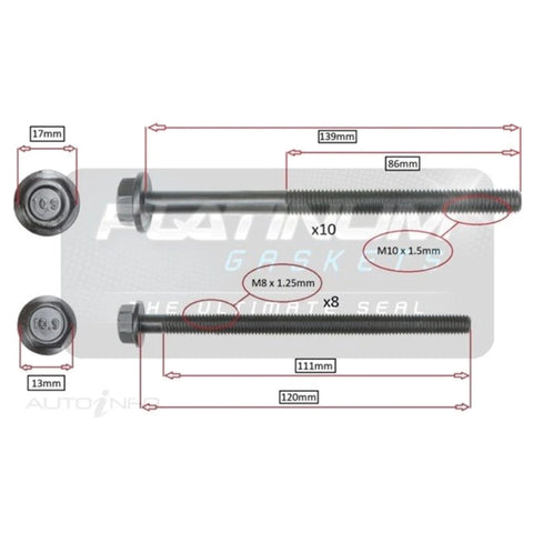 Ford Ranger PX Engine Cylinder Head Bolt Set 2.2L (2011 - 2019)