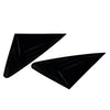 Audi Q5 Glossy Black Rear Window Louvers Cover Trim (2018-2024)