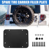 Jeep Wrangler JK Tailgate Vent Spare Tire Carrier Delete Plate (2007-2018)