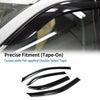 Toyota Yaris Sedan Window Deflectors 1 Set (2007–2007)