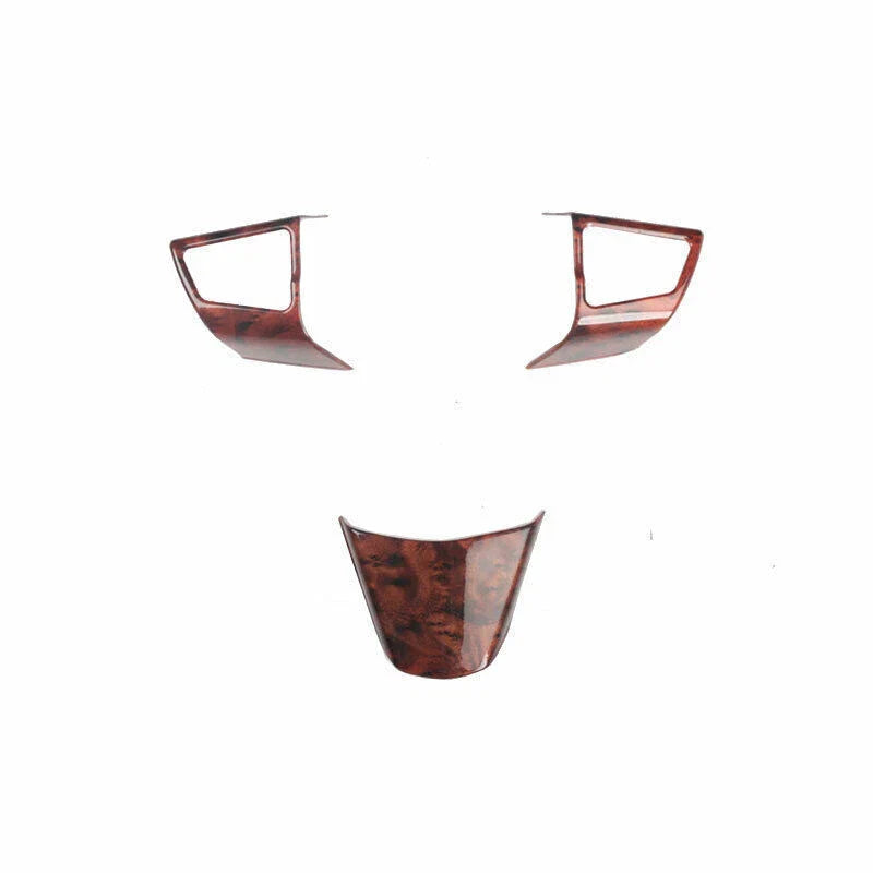 Cadillac SRX Wood Grain Steering Wheel Button Frame Cover Trim (2010–2012)