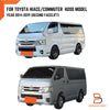 Toyota Hiace Commuter H200 (2014-2019) Black Cover Fog Lamp Spot Light