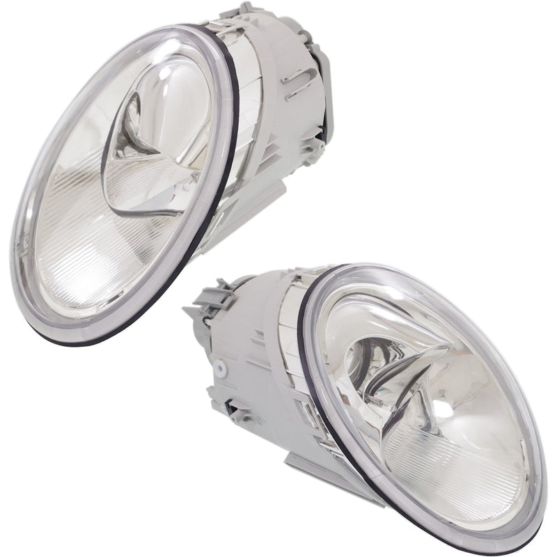 Headlight Set For 98-2005 Volkswagen Beetle Left and