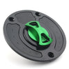 Kawasaki ZX10R ZX9R Aluminum Keyless Fuel Gas Tank Cap Cover (2004-2023)