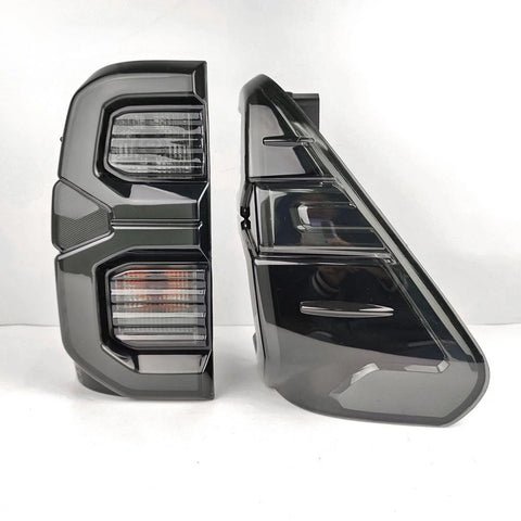 Pair Tail Light Rear Lamp LED Smoke Lens Fits Toyota Hilux Revo SR5 GUN 2015-21