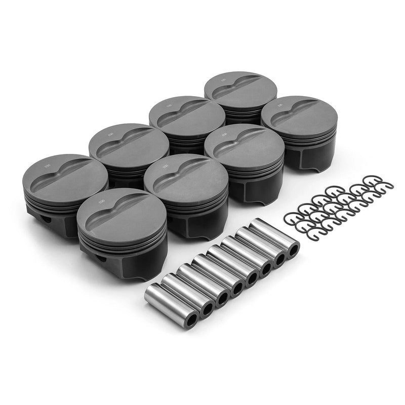 Chevy SBC 383 Flat Top Hyper Pistons  5.7"