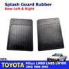 Rear Splash Mudguard Rubber Mud Flaps Fits 1989-1995 Toyota Hilux MK3 Ute Truck