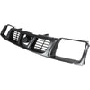 Grille For 1998-2000 Nissan Frontier Plastic Black Shell