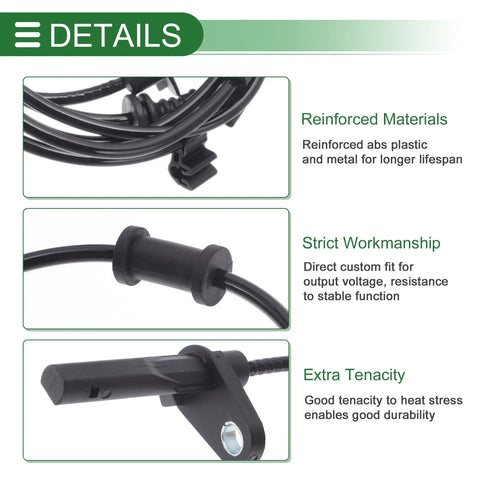 Dodge Ram 3500 ABS Wheel Speed Sensor (2013-2013)