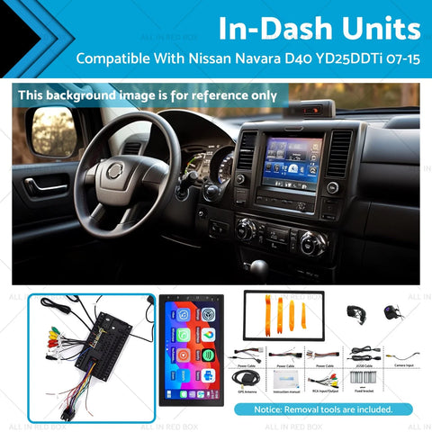 Nissan Navara D40 7" In-Dash GPS Radio Stereo (2007-2015)