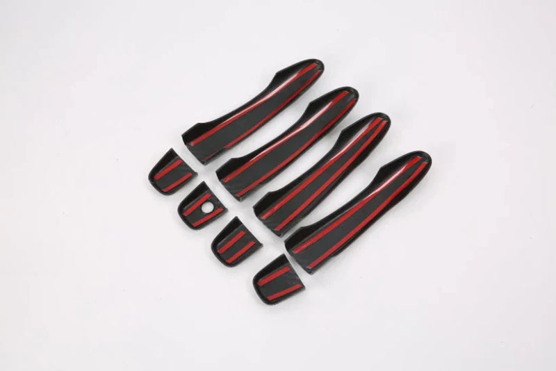 Nissan Rogue Sport 8X Carbon Fiber Door Handle Cover Trim (2017-2021)