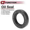Universal Rotary Shaft Seal 35x55x10mm Black 5 Pcs Oil Seal Nitrile 70D