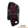 Harley Touring Road King Dyna Street Bob Black Air Filter Cleaner (00-17)
