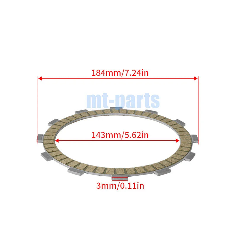 Kawasaki VN1700 Vulcan 1700 Vaquero Clutch Friction Plates (2011-2013)