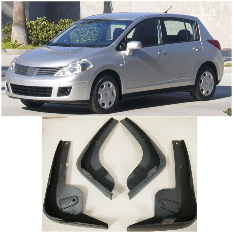 2007-2010 Nissan Versa Tiida Mud Flaps (2007-2010)