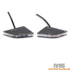 DUCATI Panigale V4 V2 Black LED Turn Signal Mirror Blocks (2018-2021)