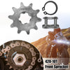 Dirt Bike Mini Bike 1 x Set 420 10T 17mm Motorcycle Front Engine Sprocket