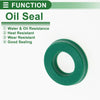Oil Seal Seal Ring TPU 14x26x5mm High Pressure Green 5 Pcs