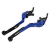 Yamaha YZF R3 R25 MT-03 CNC Blue Extendable Brake Clutch Levers (15-23)