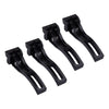 Hard Tri-Fold Tonneau Cover 4Pcs Universal Rear Clamp