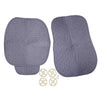 Auto Truck Gray Fabric Car Front Seat Covers