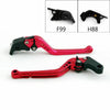 Kawasaki ZZR / ZX1400 SE (2016-2017) Red 2 x Racing Lever Set