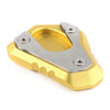Kawasaki Z1000 Gold CNC Side Stand Kickstand Foot Plate Pad (2010-2018)