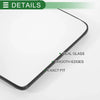 Ford Tourneo Connect Left Side Upper White Convex Heated Mirror Glass